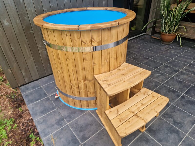 ARCTIC ROUND COLD PLUNGE TUB / BATH FOR COLD WATER THERAPY Ø100CM